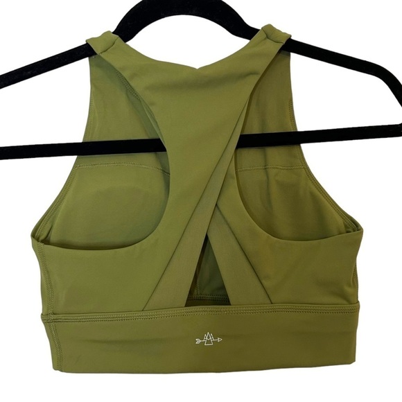 BARE Spin to Win High Neck Sports Bra- Jade Green - Picture 5 of 10